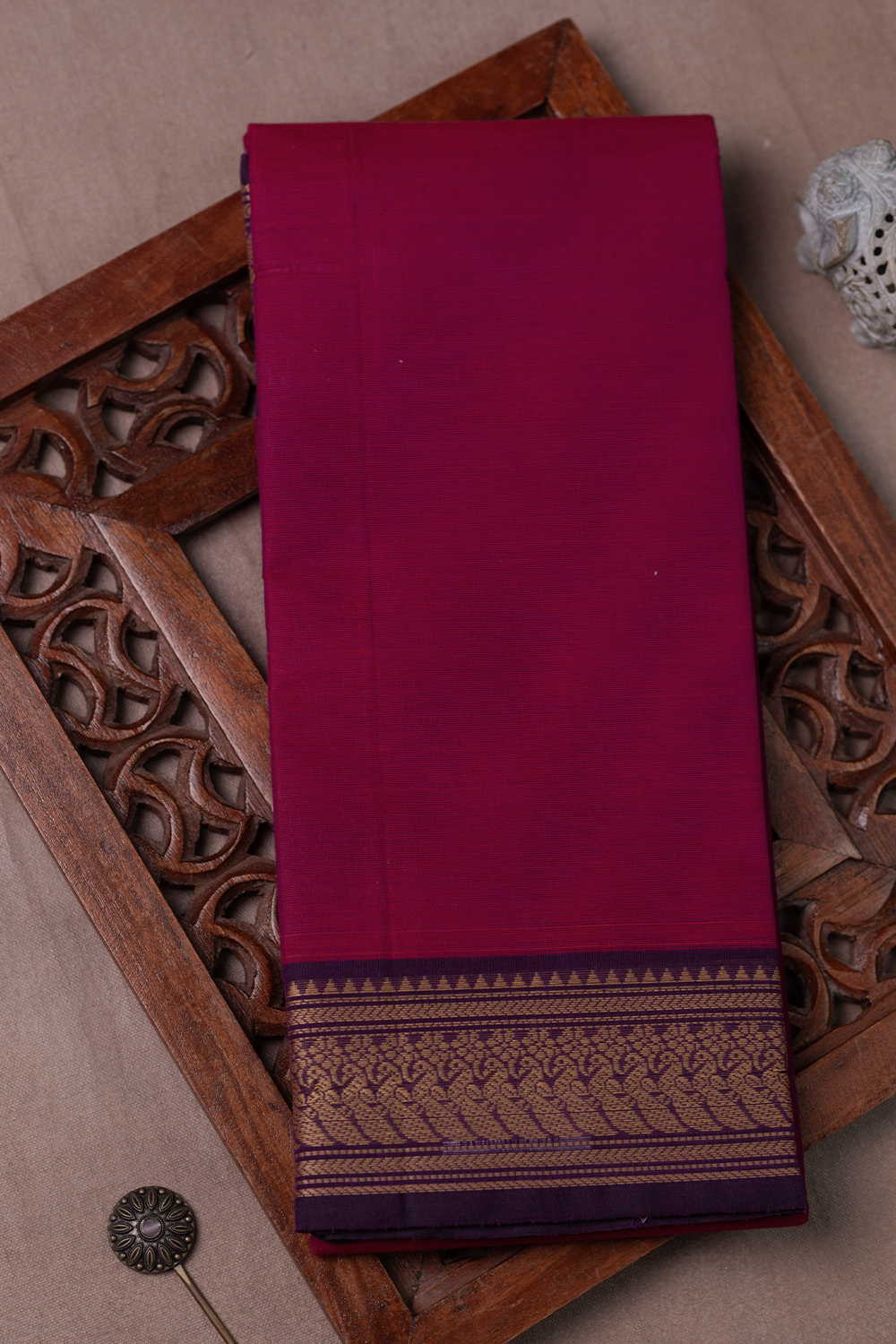 Kanchi Cotton Saree - Matkatus 