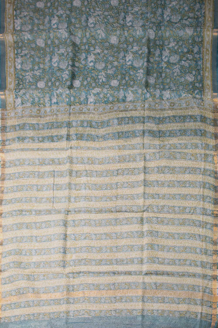 Block Printed Saree - Matkatus