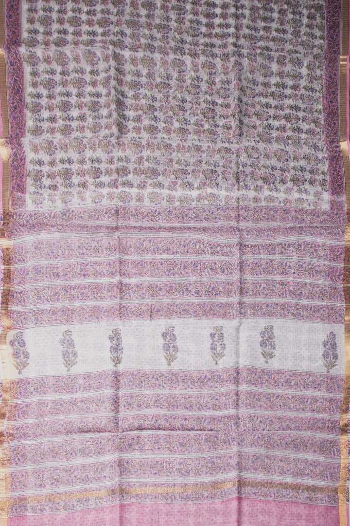 Block Printed Saree - Matkatus