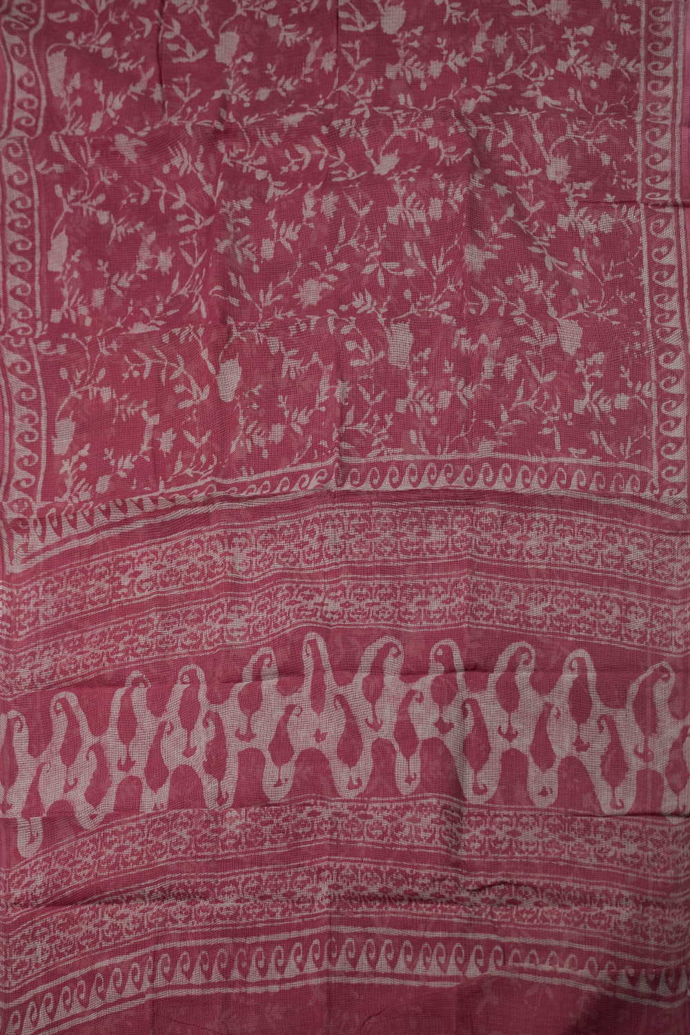 Block Printed Cotton Saree - Matkatus
