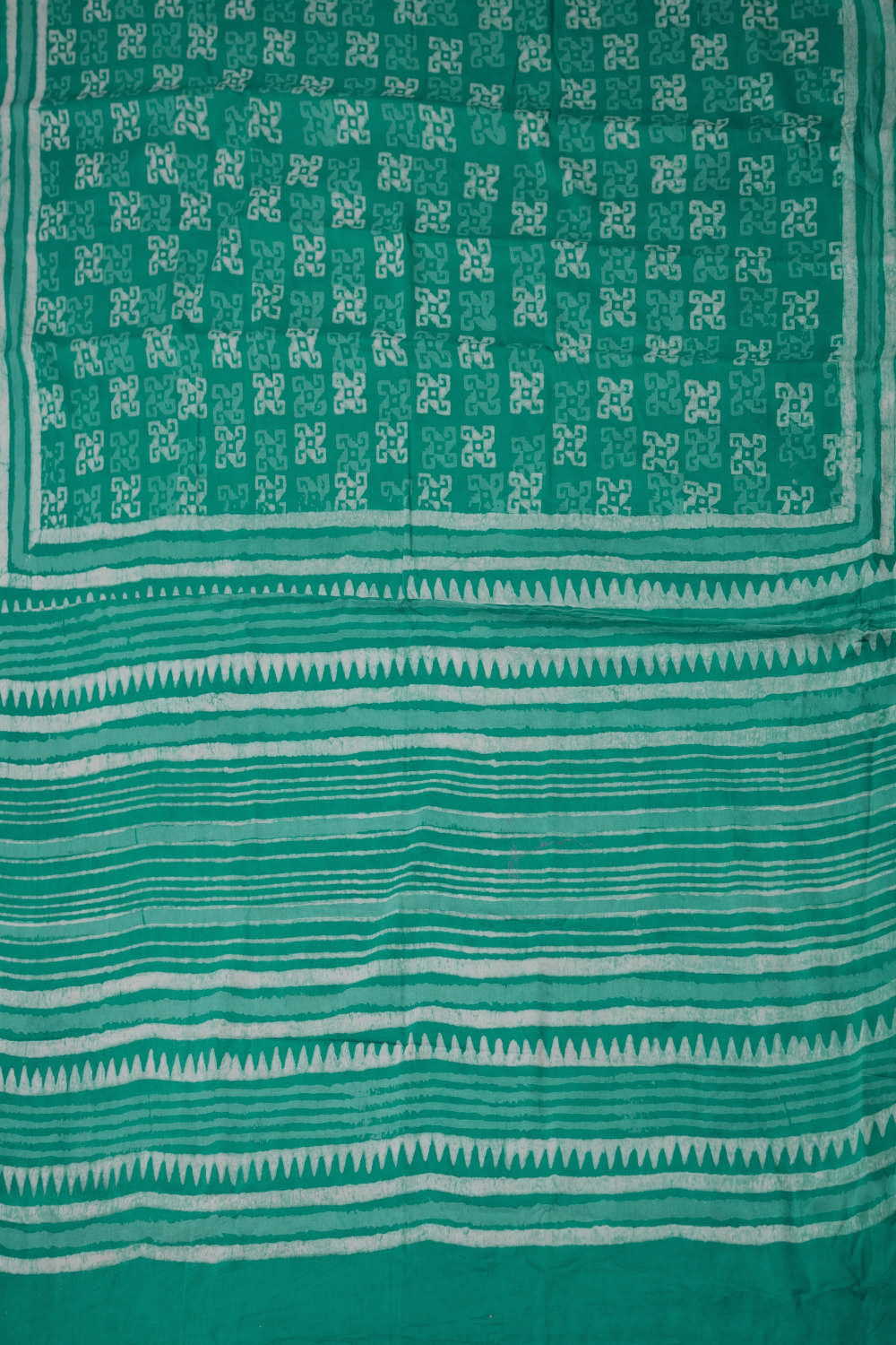 Block Printed Cotton Saree - Matkatus