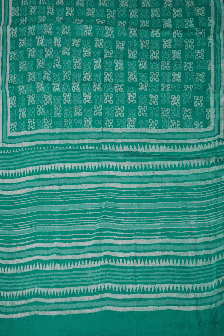 Block Printed Cotton Saree - Matkatus