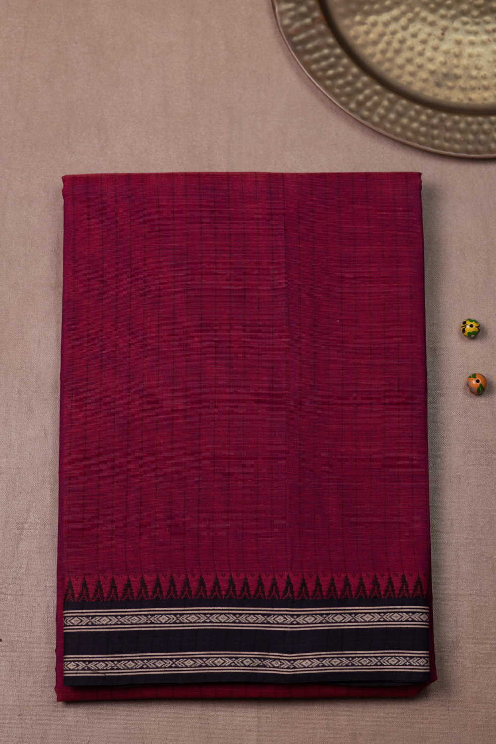 Handwoven Cotton Saree - Matkatus 