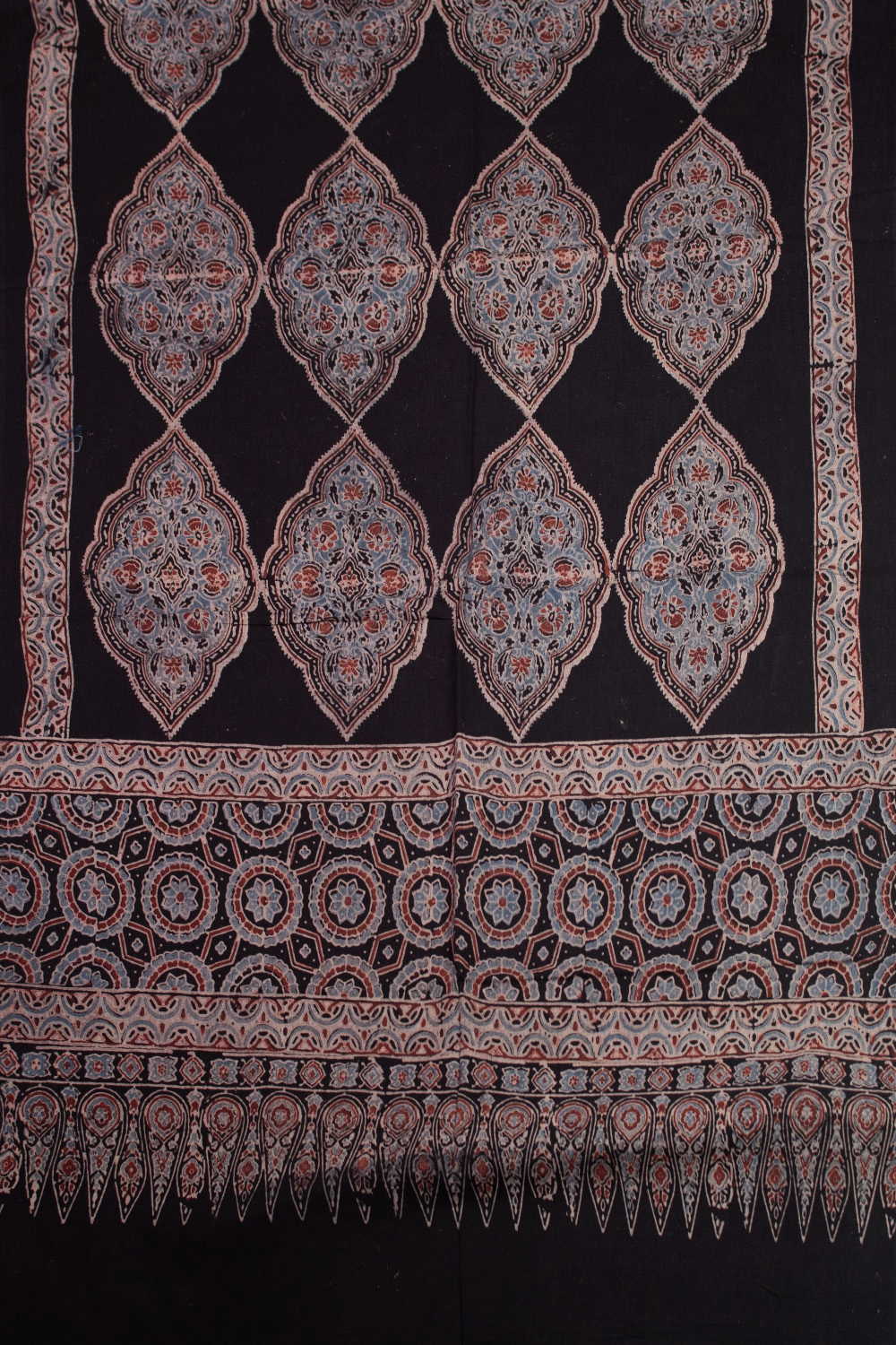 Ajrak Cotton Dupatta - Matkatus 