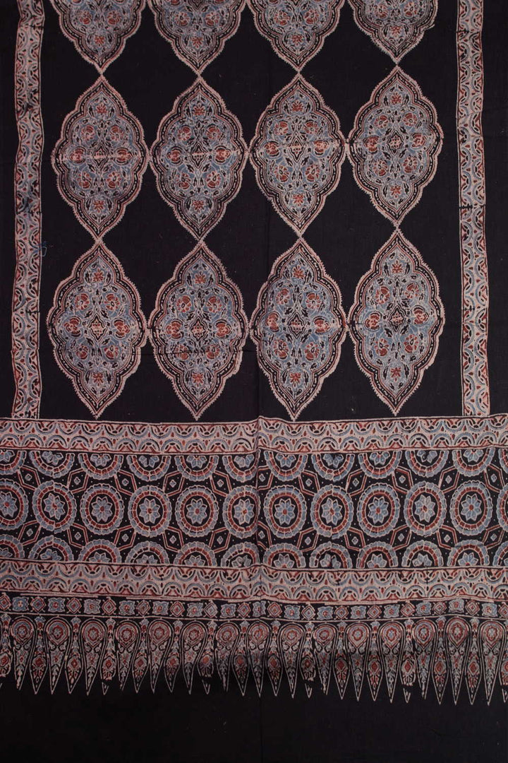 Ajrak Cotton Dupatta - Matkatus 