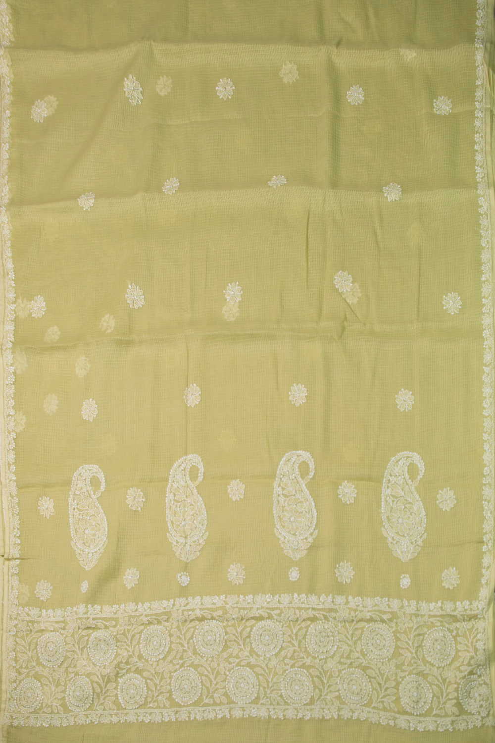 Embroidered Chikankari Sarees - Matkatus 