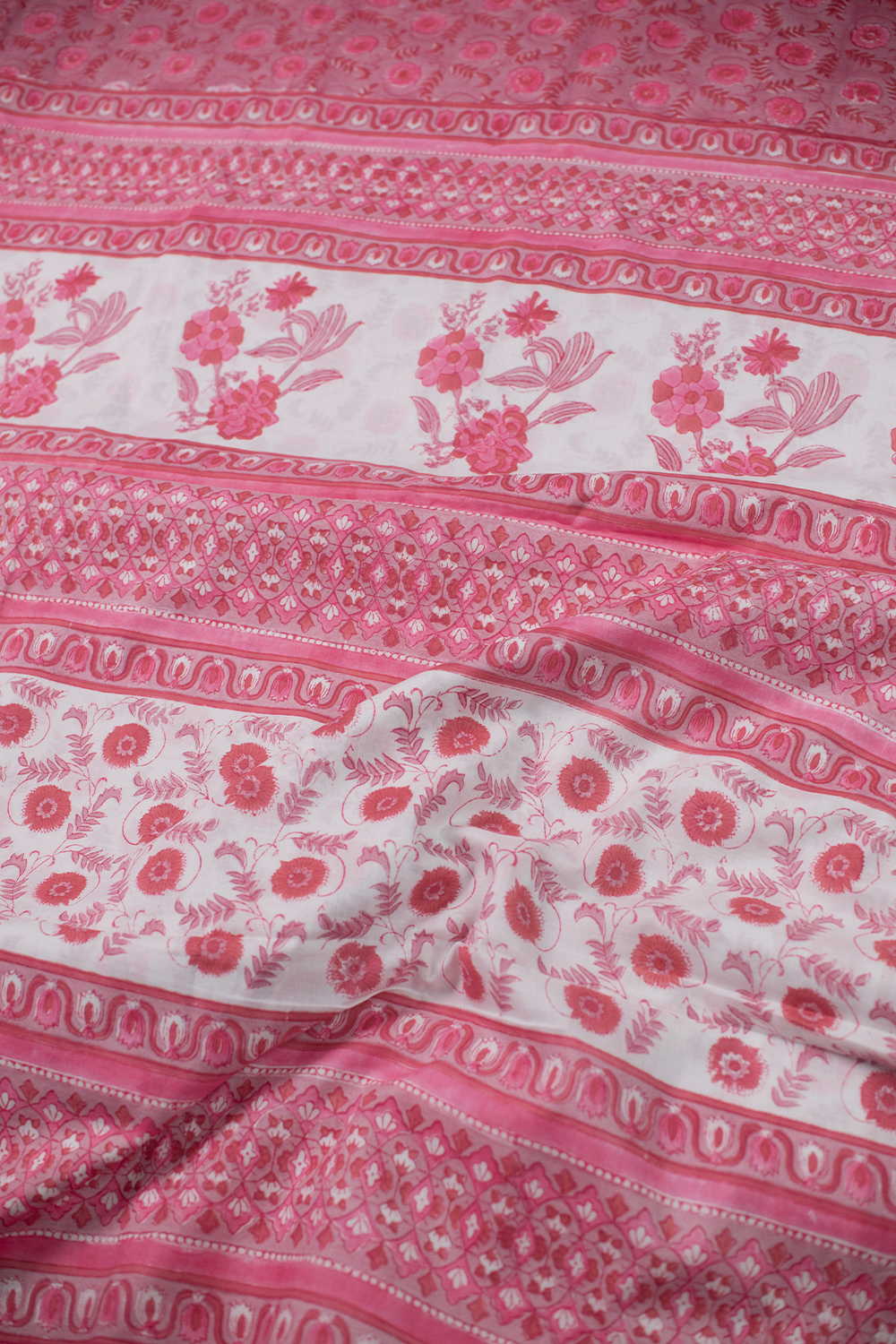 Block Printed Cotton Saree - Matkatus