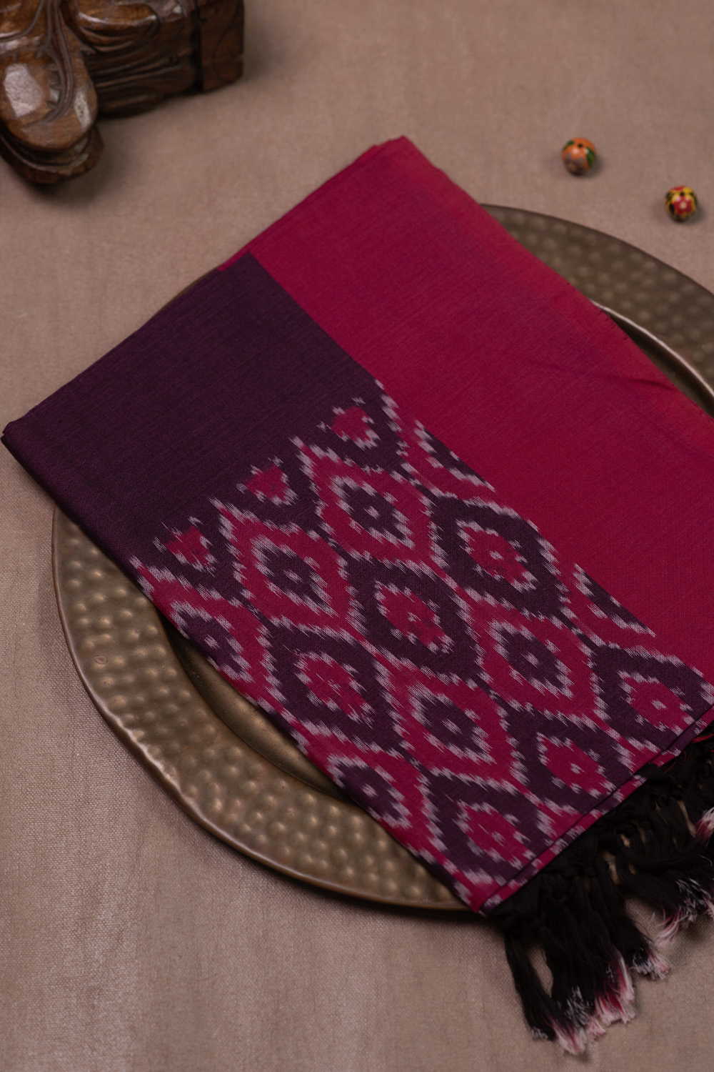 Ikat Cotton Dupatta - Matkatus