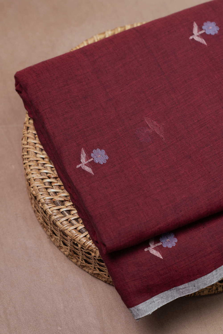 Jamdani Cotton Fabric - Matkatus 