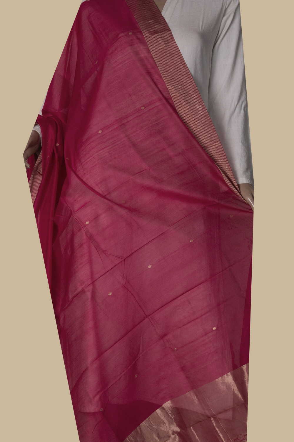 Handwoven Chanderi Dupattas - Matkatus