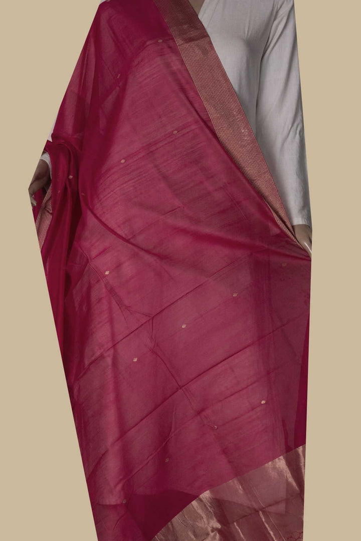 Handwoven Chanderi Dupattas - Matkatus