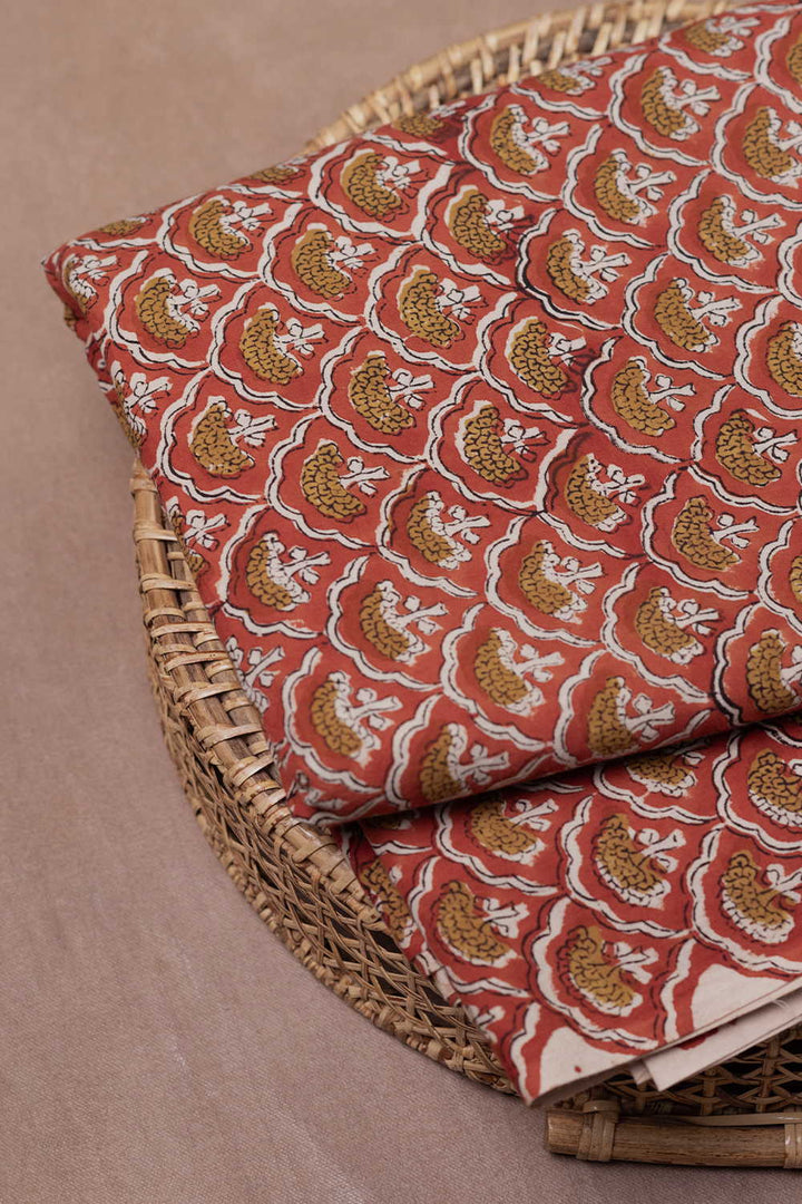 Block Printed Fabric-Matkatus 