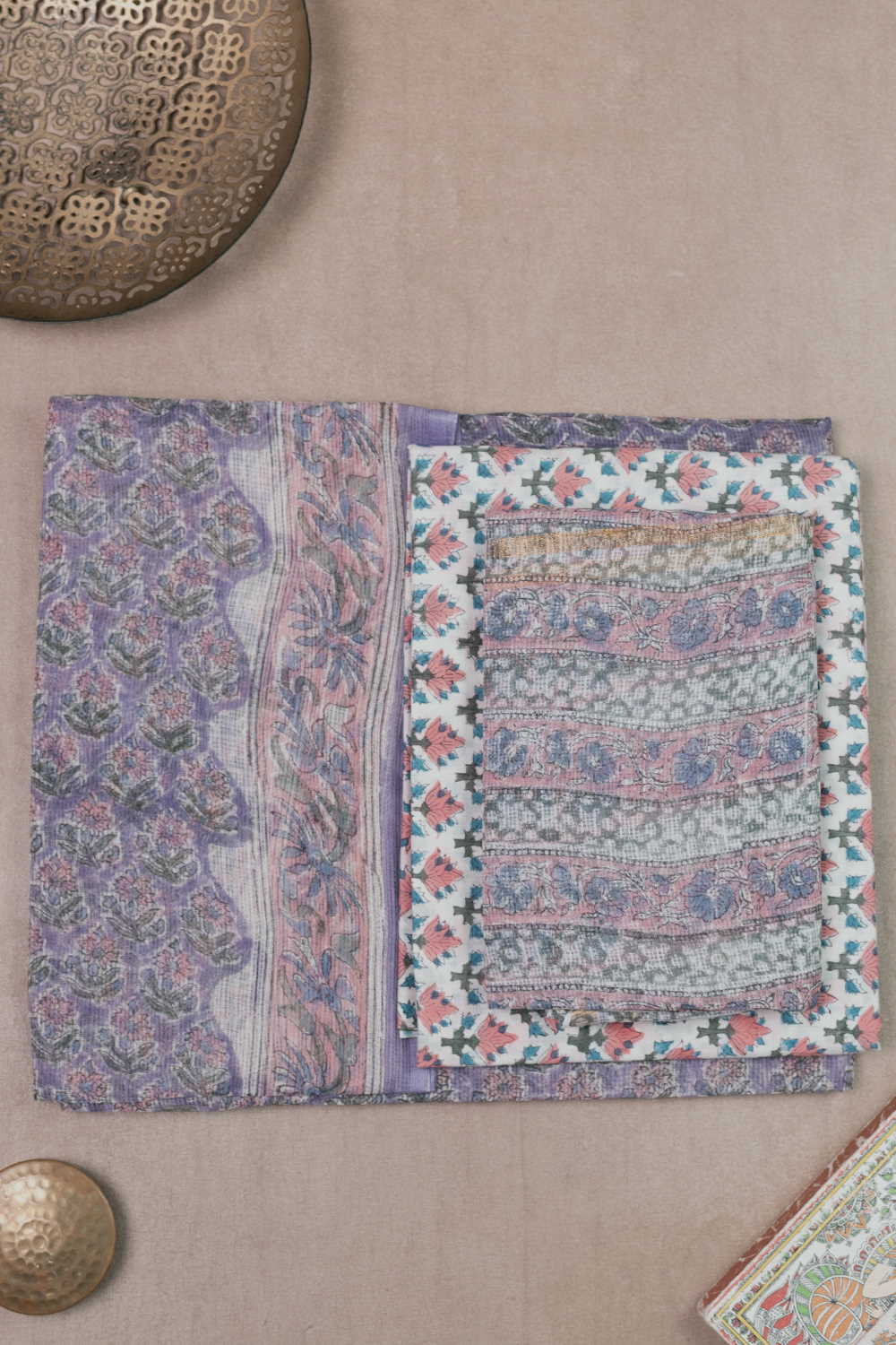 Block Printed Cotton Suits - Matkatus 