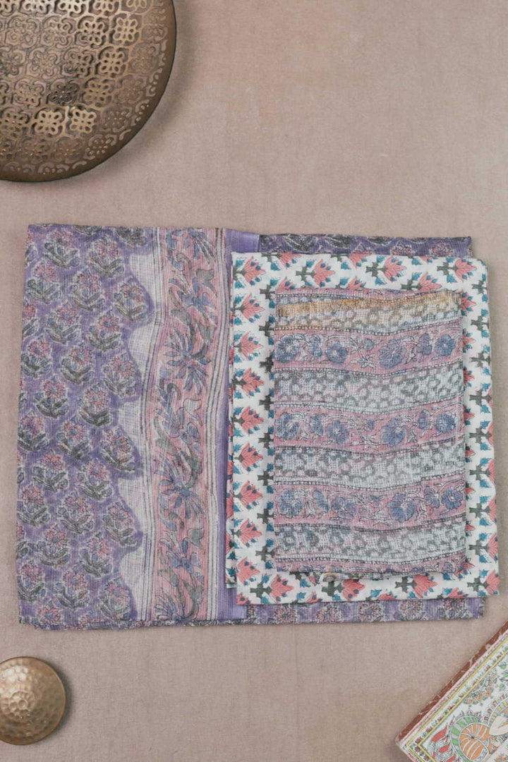 Block Printed Cotton Suits - Matkatus 