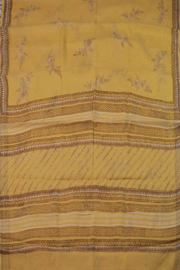 Block Printed Cotton Saree - Matkatus