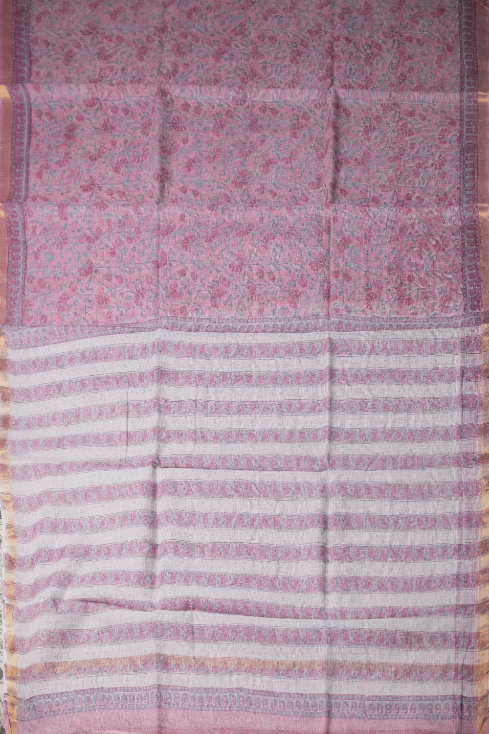 Block Printed Saree - Matkatus