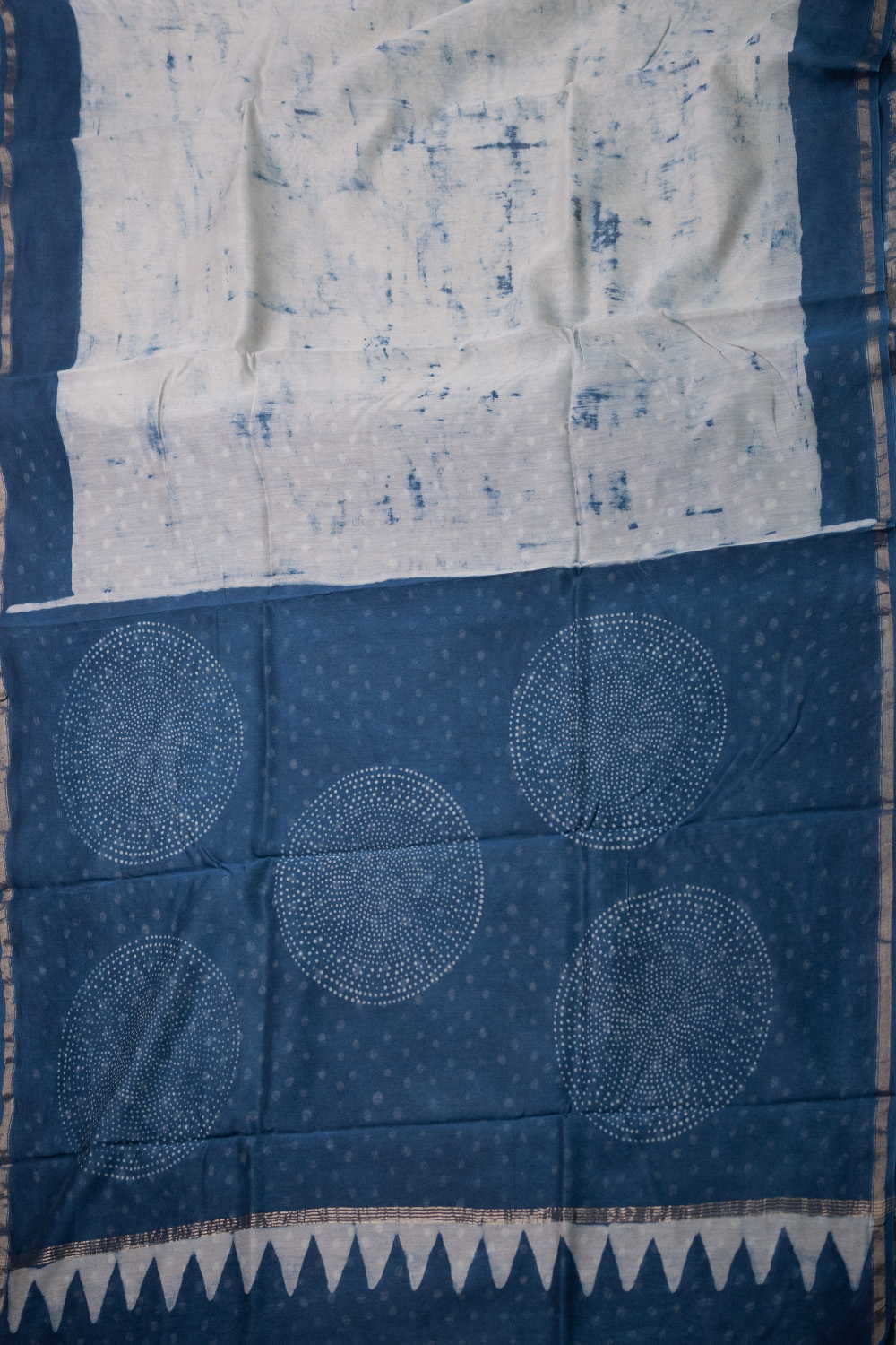 Printed Silk Cotton Saree - Matkatus 