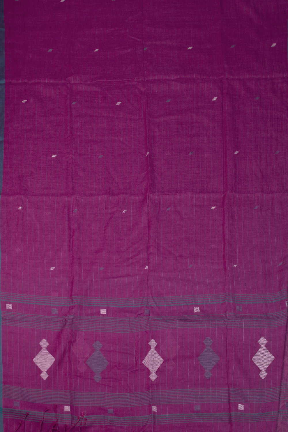 Pink Jamdani Cotton Dupatta