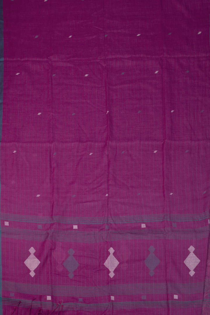 Pink Jamdani Cotton Dupatta