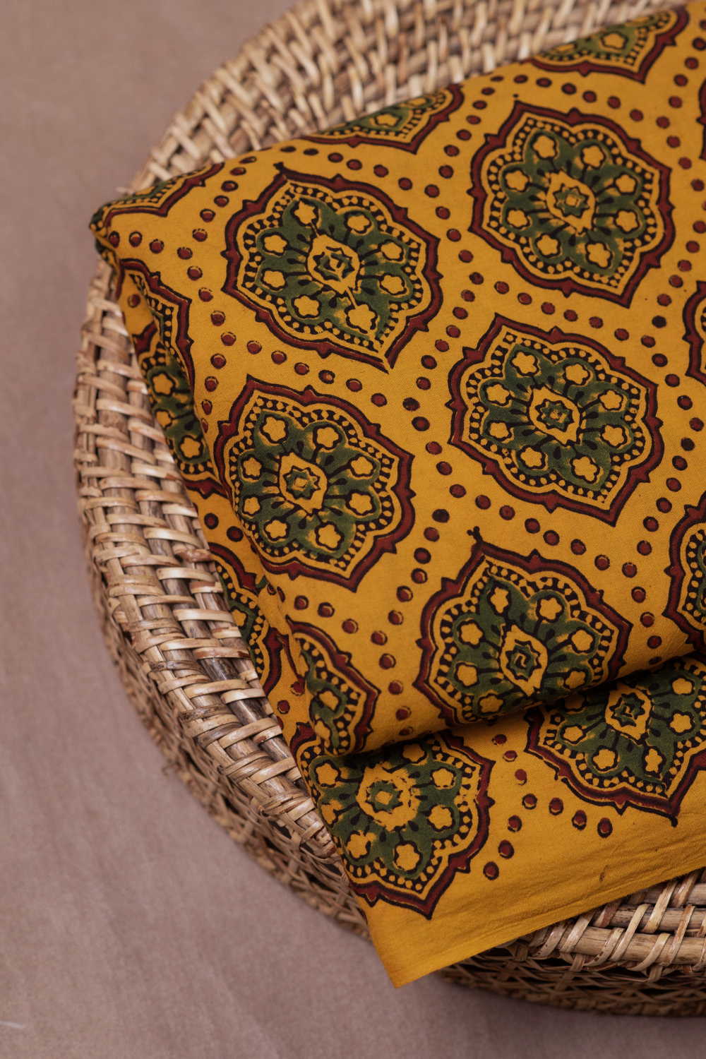 Ajrak Cotton Fabric - Matkatus 