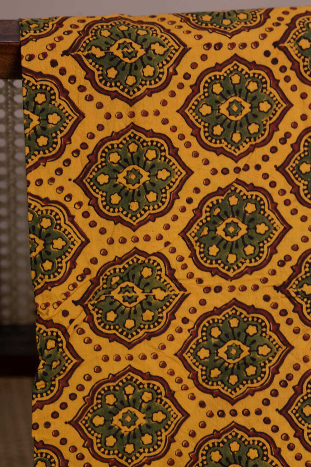 Block Printed Cotton Fabric - Matkatus 