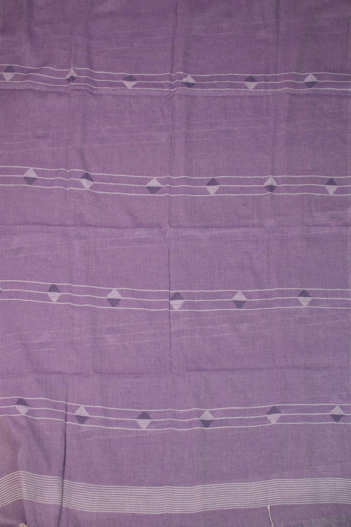 Dusty Purple Jamdani Cotton Dupatta