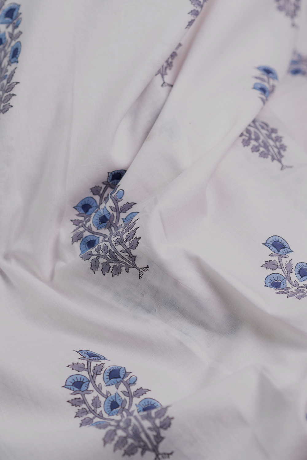 Block Printed Cotton Fabric - Matkatus 