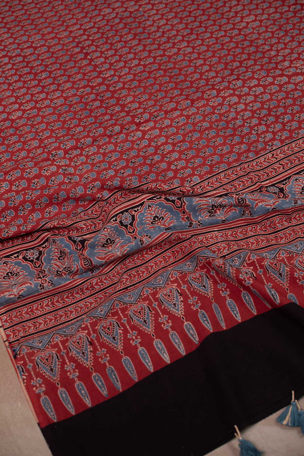 Block Printed Cotton Dupattas - Matkatus 
