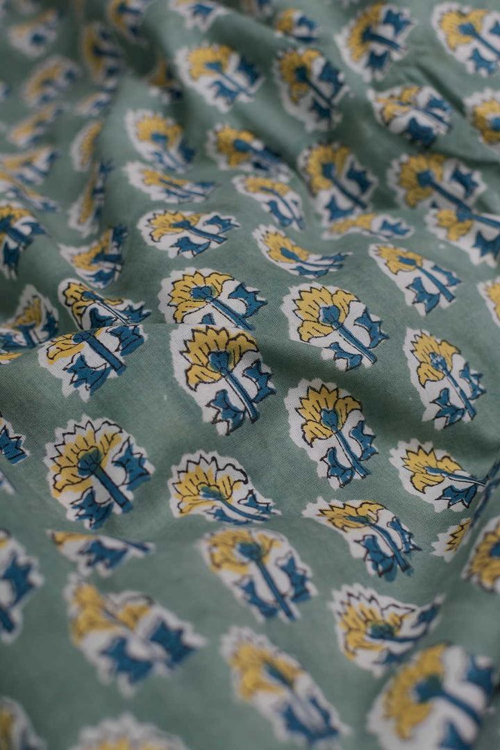 Block Printed Fabric-Matkatus 