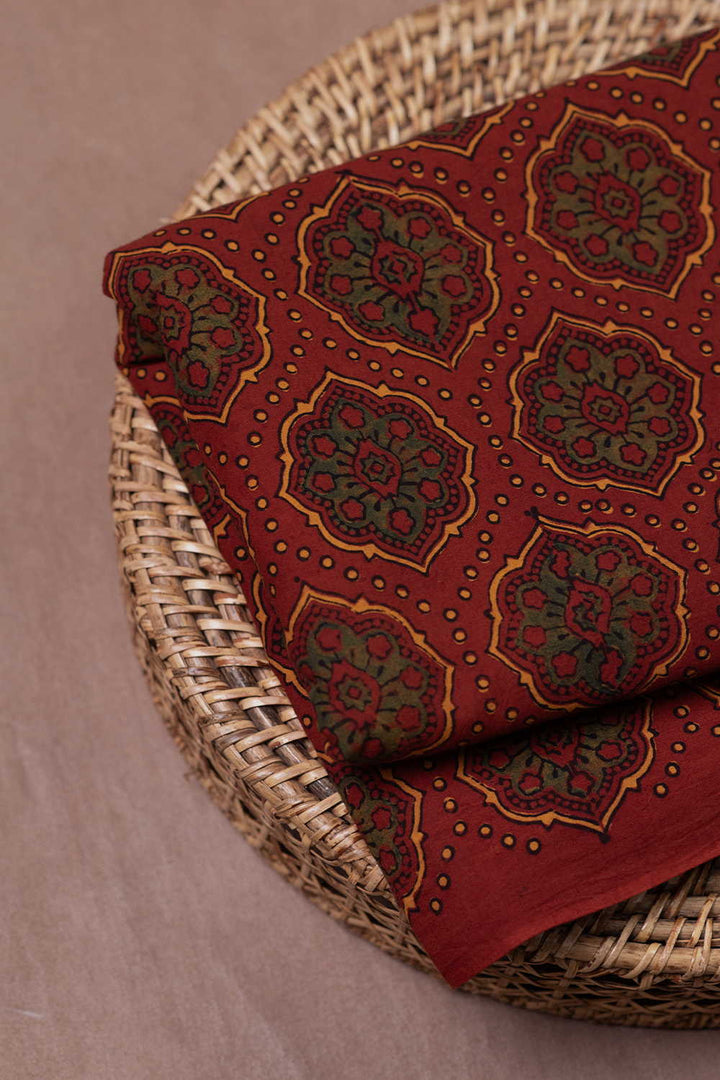 Ajrak Cotton Fabric - Matkatus 