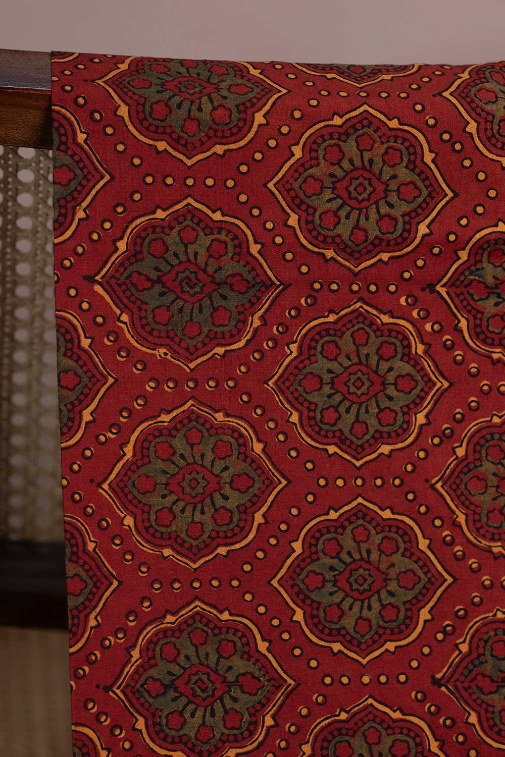 Block Printed Cotton Fabric - Matkatus 