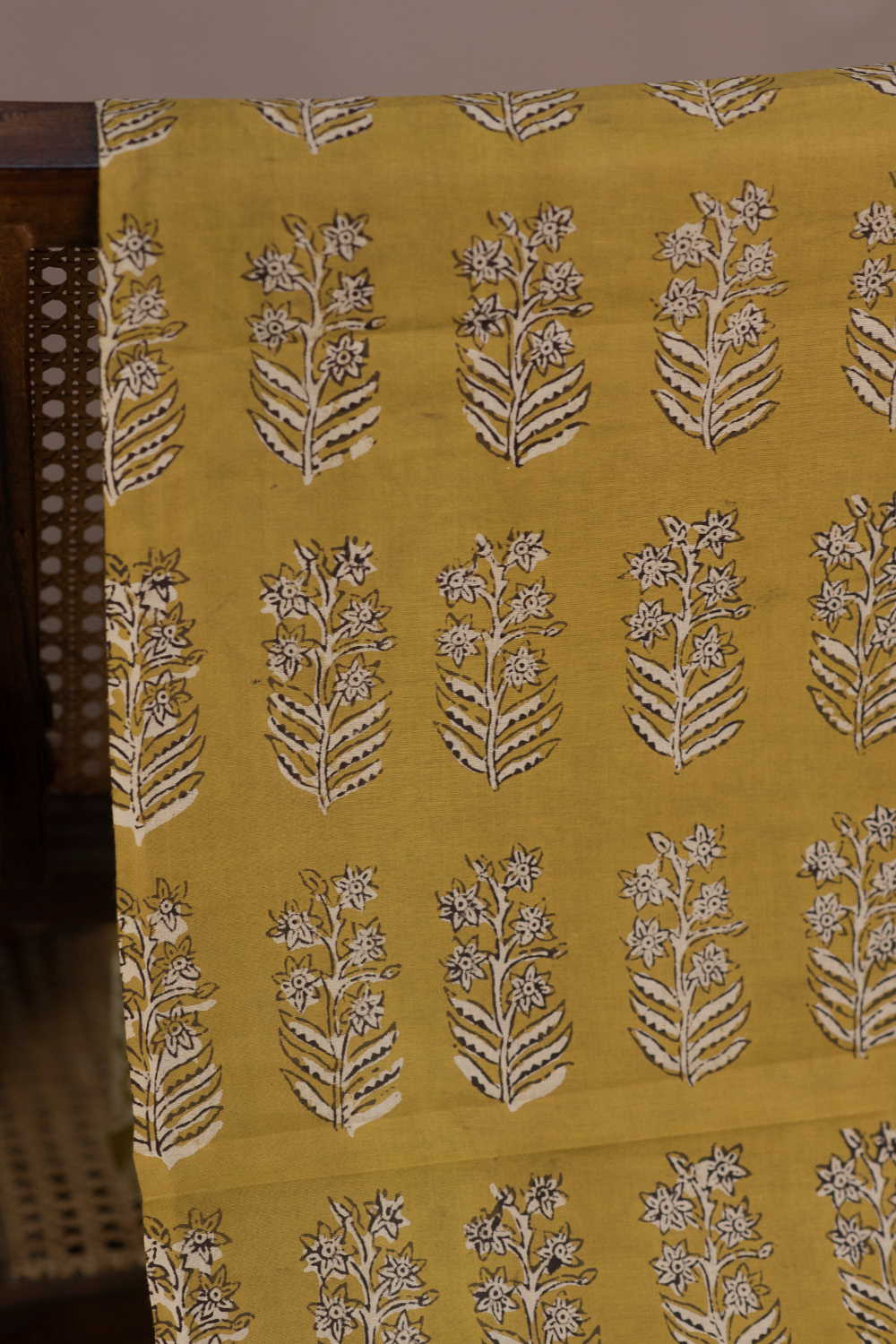 Block Printed Cotton Fabric - Matkatus 