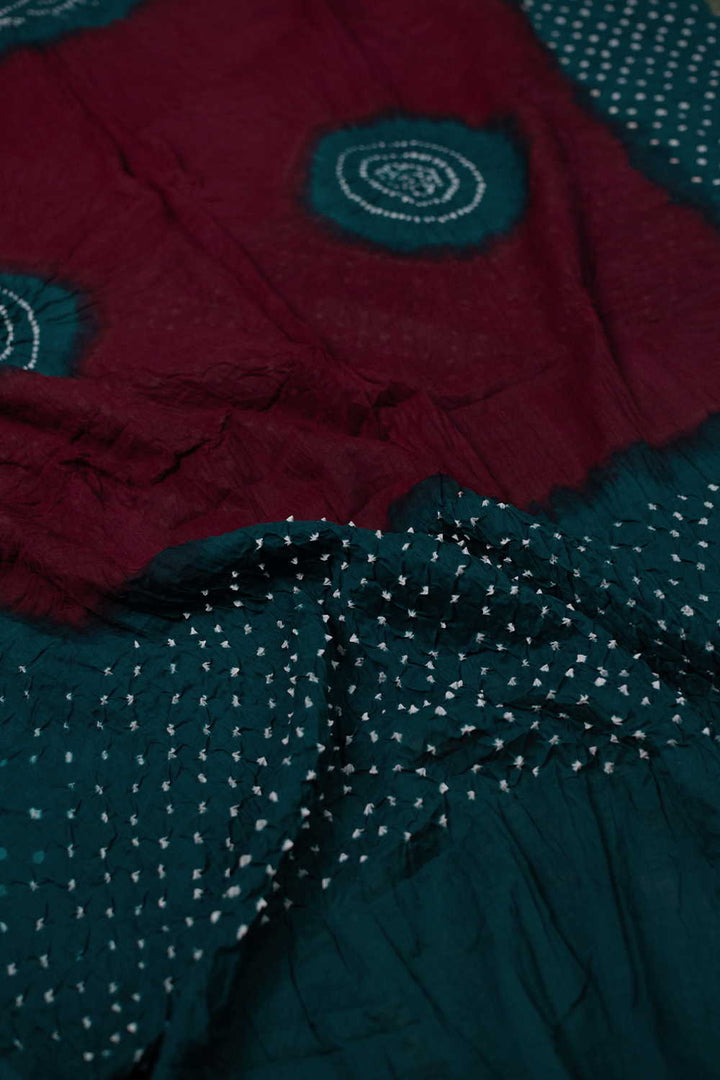 Bandhani Cotton Dupatta - Matkatus