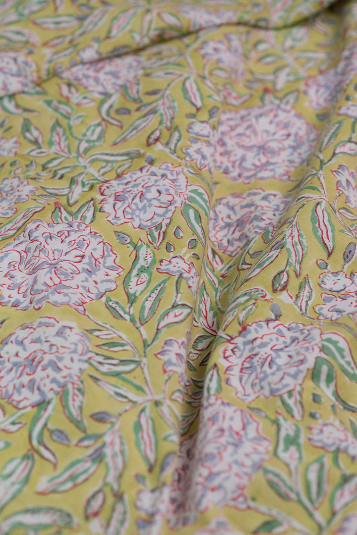 Hand block printed Sanganeri - Matkatus 