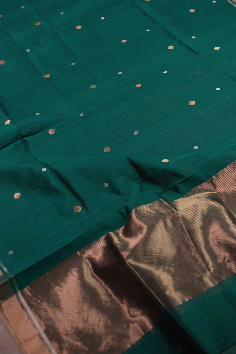 Chanderi Silk Cotton Dupatta - Matkatus 