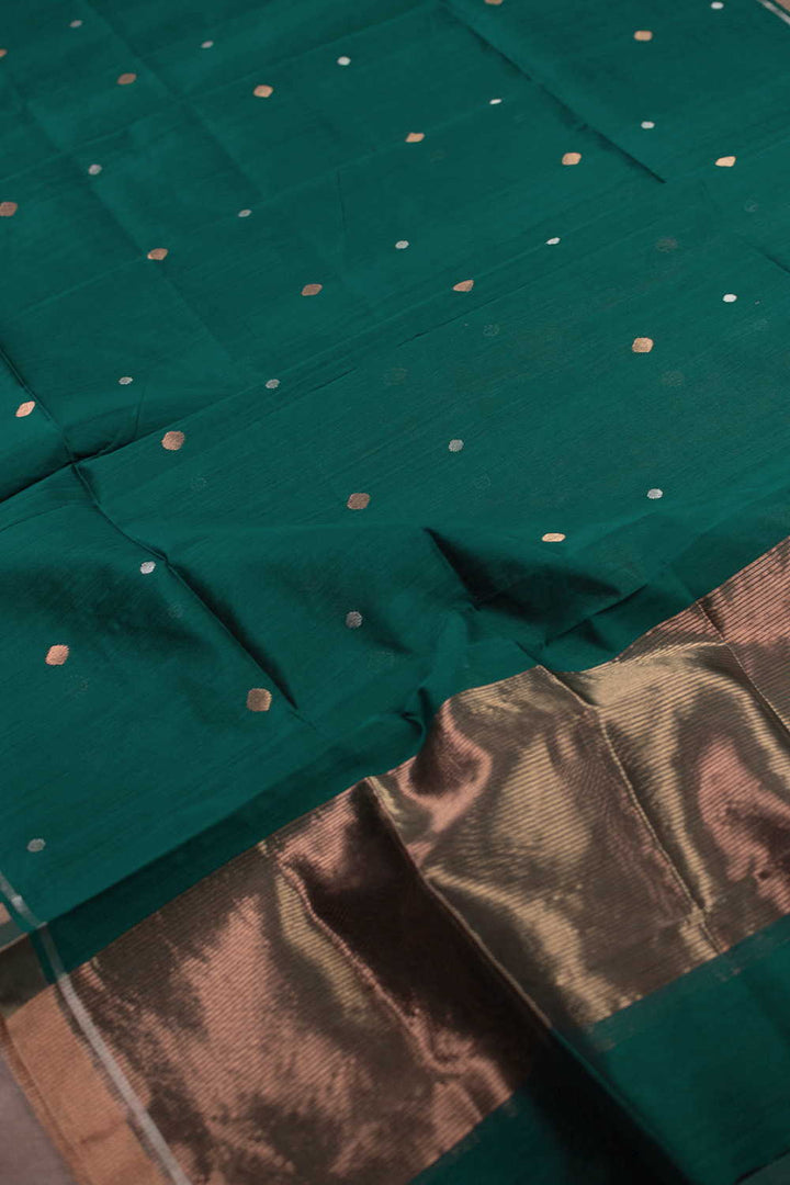 Chanderi Silk Cotton Dupatta - Matkatus 