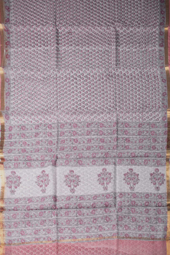 Block Printed Saree - Matkatus