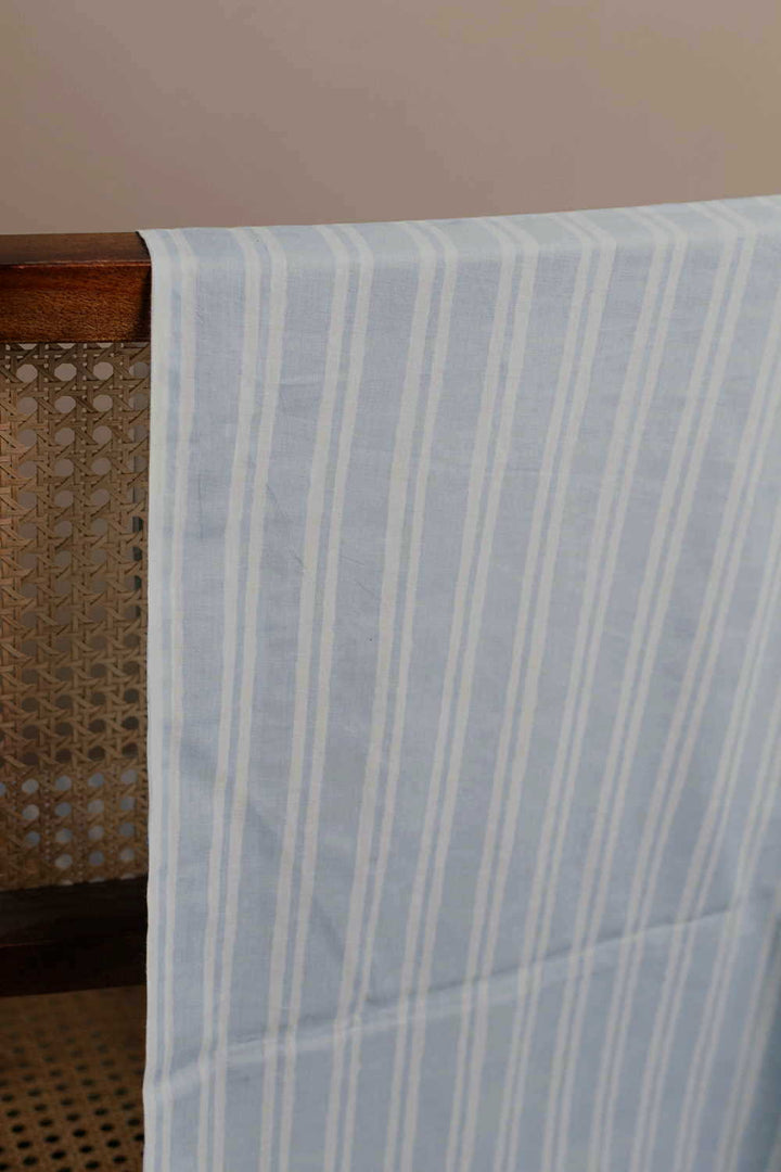 Stripe Pattern Sanganeri Cotton Fabric
