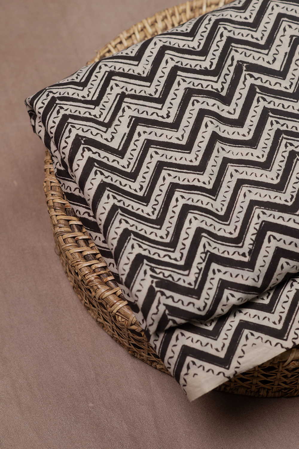 Block Printed Cotton Fabric - Matkatus 