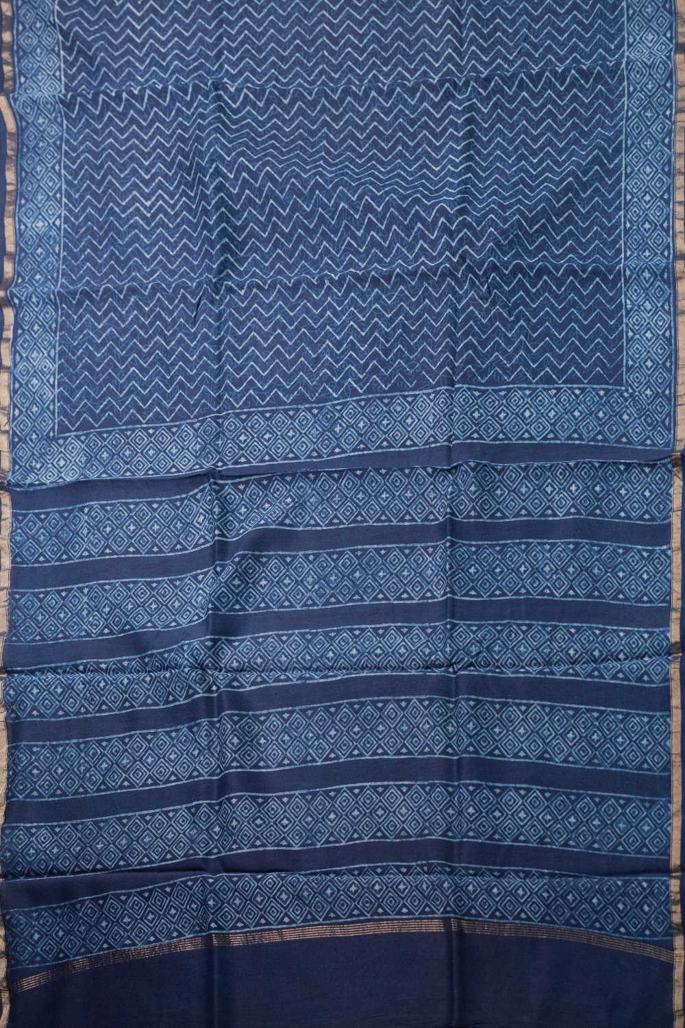 Printed Silk Cotton Saree - Matkatus 