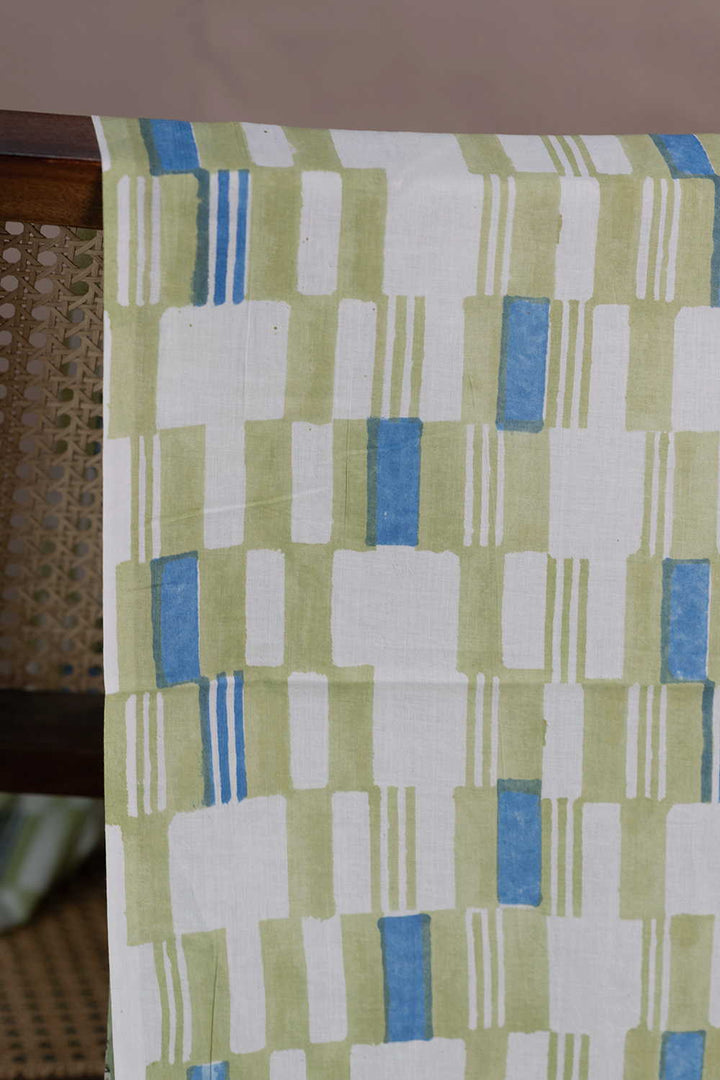 Jaipur Sanganeri printed cotton fabric - Matkatus 