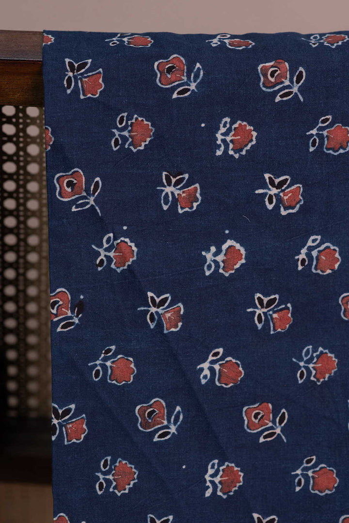 Block Printed Cotton Fabric - Matkatus 