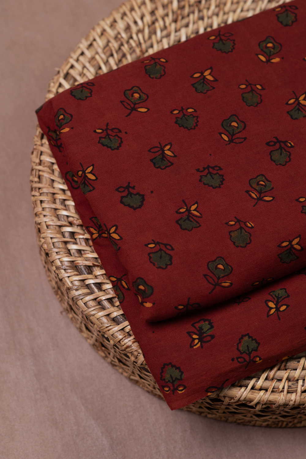 Ajrak Cotton Fabric - Matkatus 
