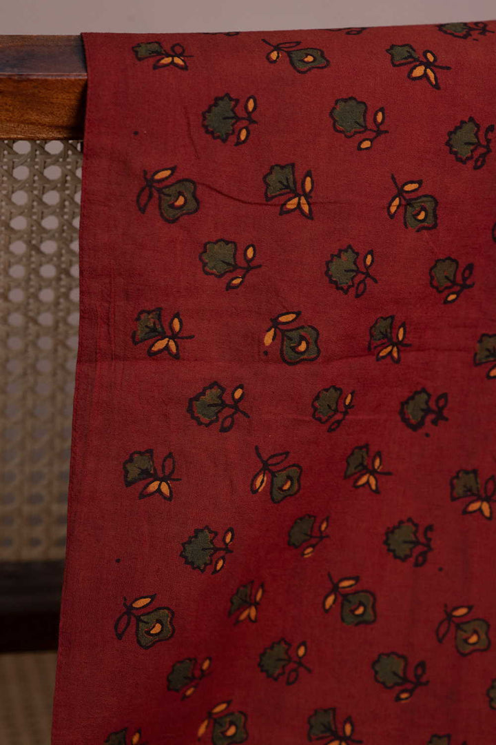 Block Printed Cotton Fabric - Matkatus 