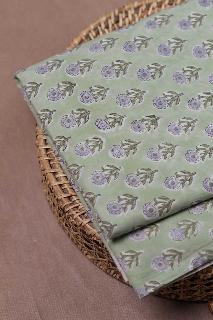 Jaipur Sanganeri printed cotton fabric - Matkatus 
