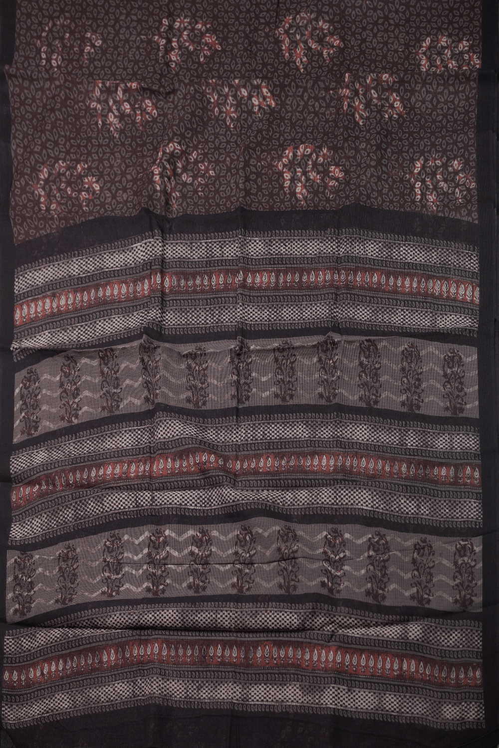 Block Printed Cotton Saree - Matkatus