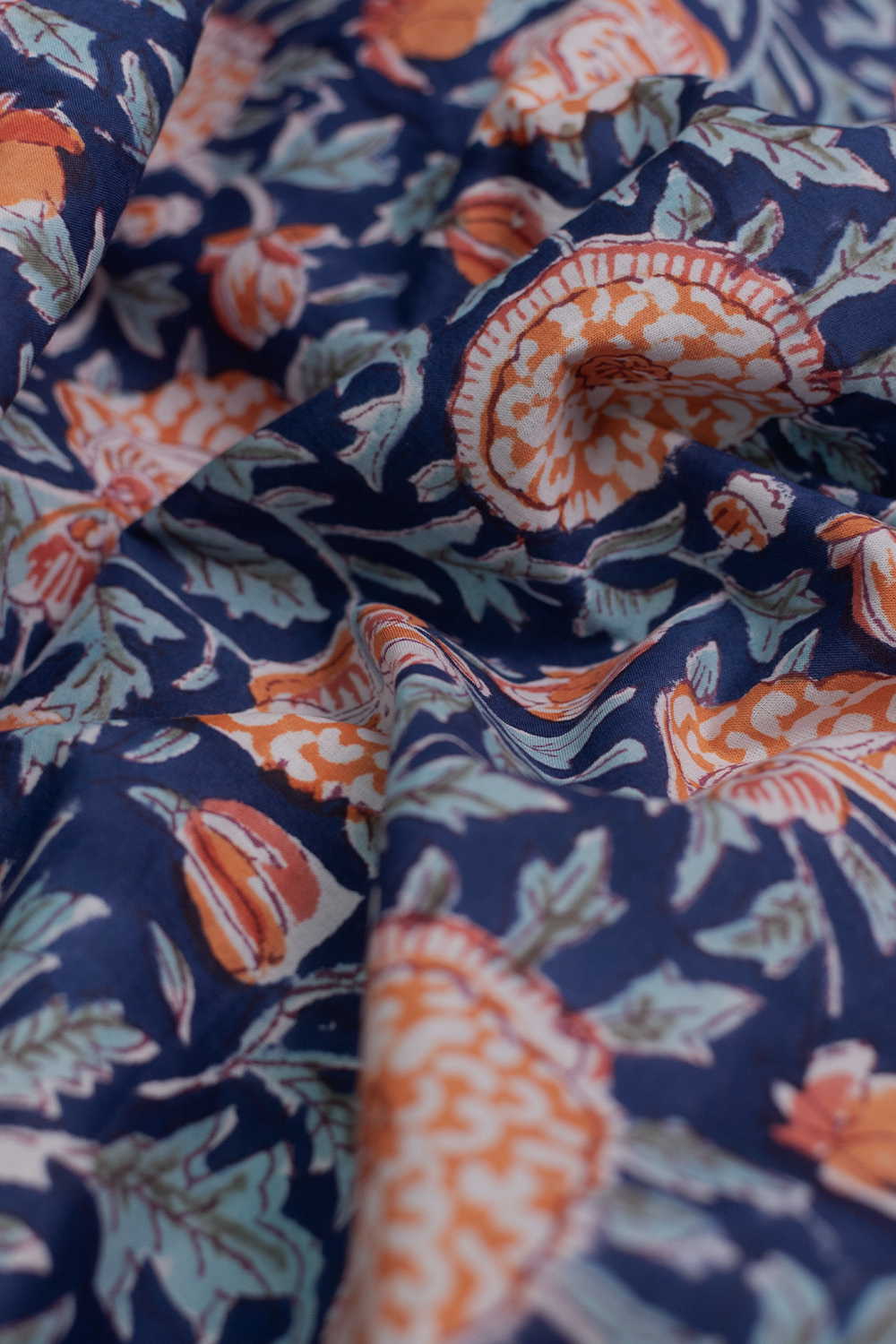 Block Printed Fabric-Matkatus 