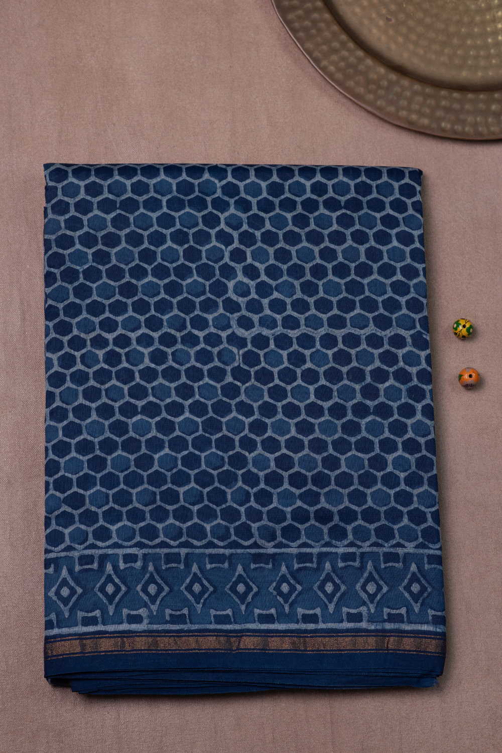 Printed Silk Cotton Saree - Matkatus 