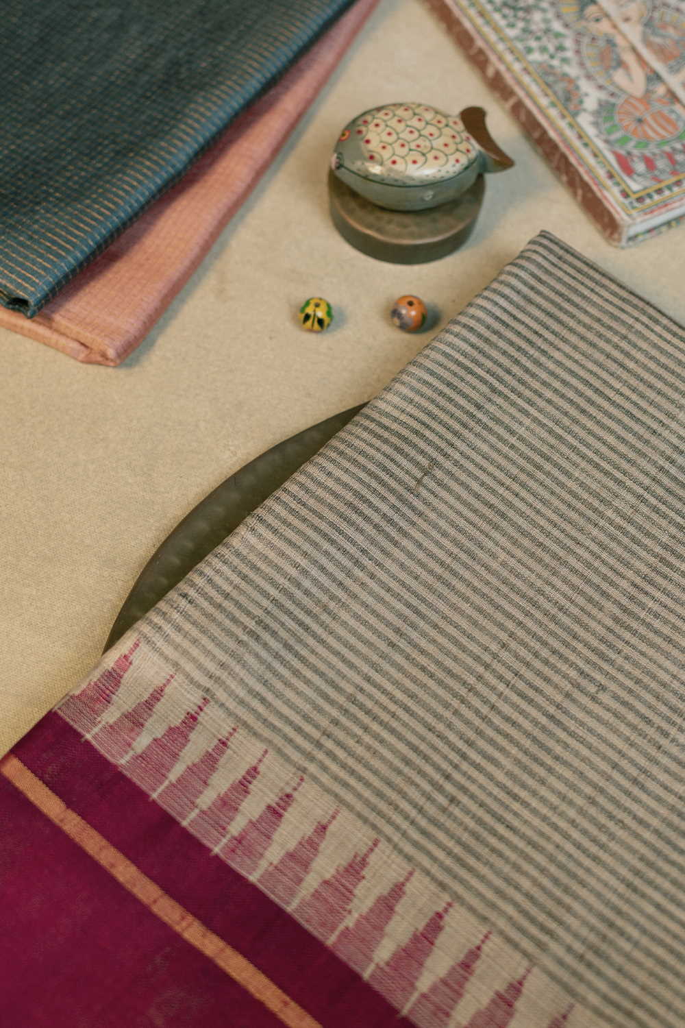 Tussar Silk Saree-Matkatus