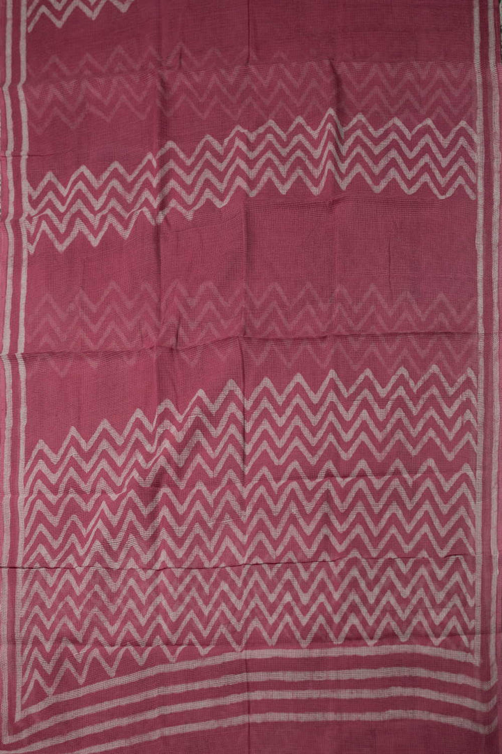 Block Printed Cotton Saree - Matkatus